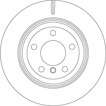 TRW féktárcsa - DF4854S - TothCarparts