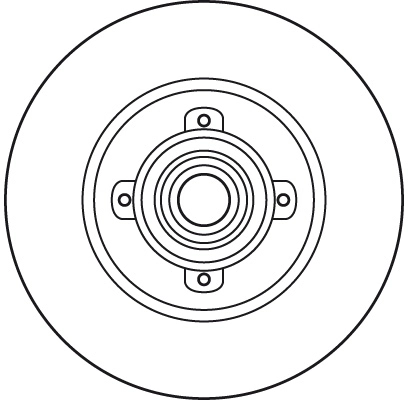 TRW féktárcsa - DF6042BS - TothCarparts