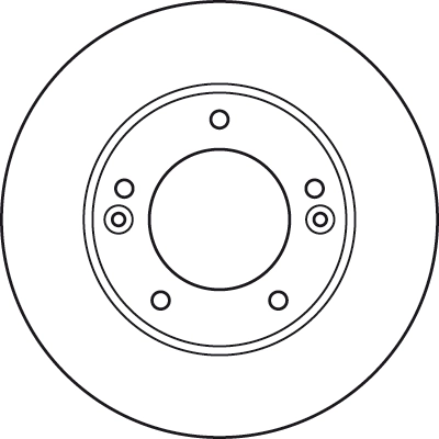 TRW féktárcsa - DF6081S - TothCarparts