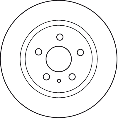 TRW féktárcsa - DF6112 - TothCarparts