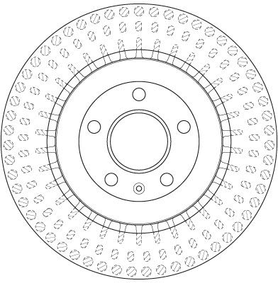 TRW féktárcsa - DF6175S - TothCarparts