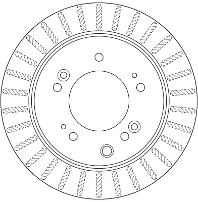 TRW féktárcsa - DF6191S - TothCarparts