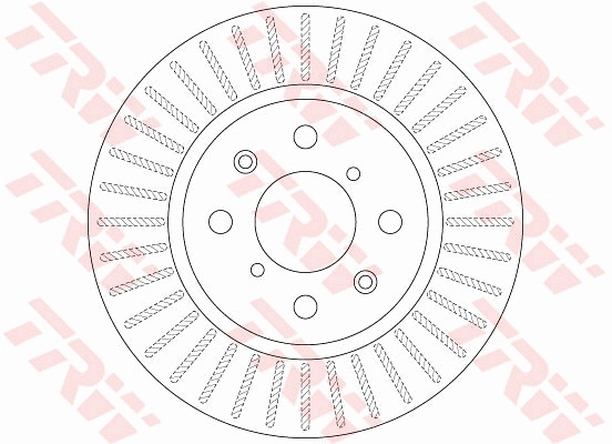 TRW féktárcsa - DF6232 - TothCarparts