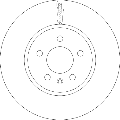 TRW féktárcsa - DF6260 - TothCarparts