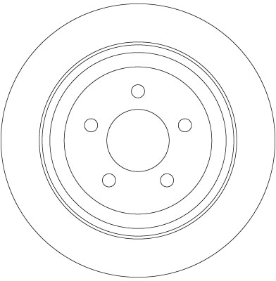 TRW féktárcsa - DF6341 - TothCarparts