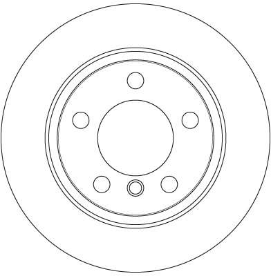 TRW féktárcsa - DF6353 - TothCarparts