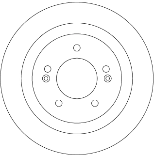 TRW féktárcsa - DF6367 - TothCarparts
