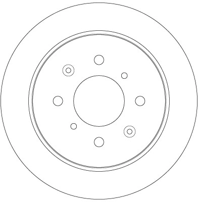 TRW féktárcsa - DF6378 - TothCarparts