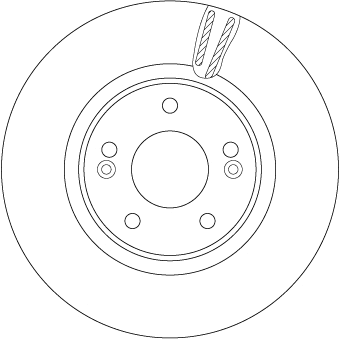 TRW féktárcsa - DF6497S - TothCarparts