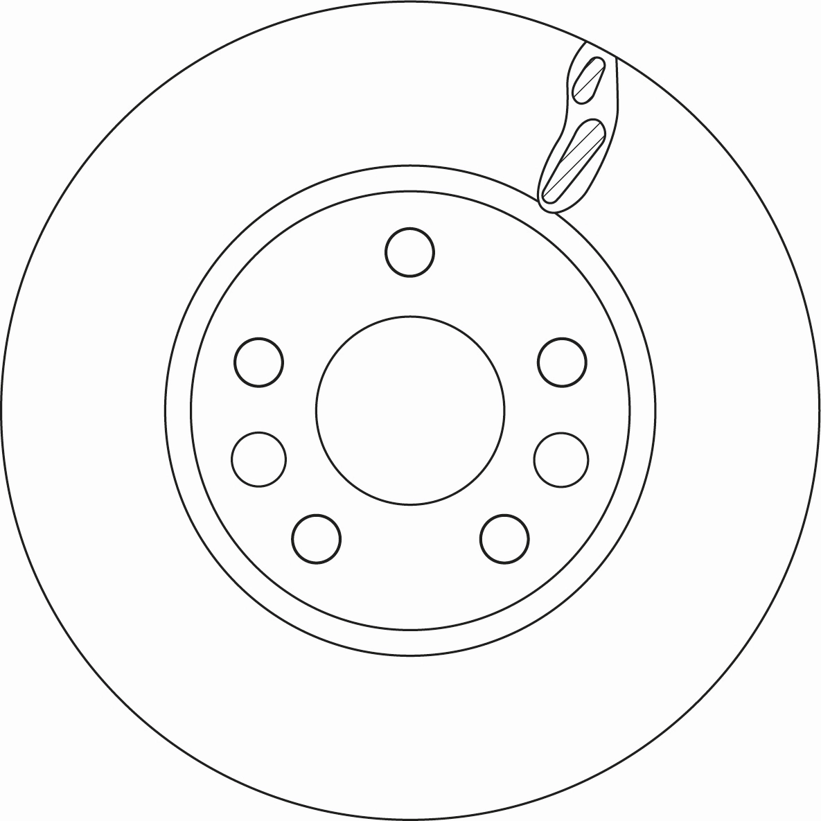 TRW féktárcsa - DF6546 - TothCarparts