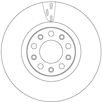 TRW féktárcsa - DF6590S - TothCarparts