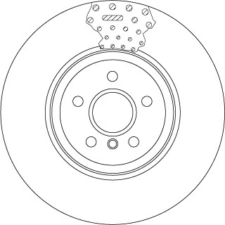 TRW féktárcsa - DF6605S - TothCarparts