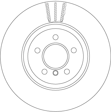 TRW féktárcsa - DF6607S - TothCarparts