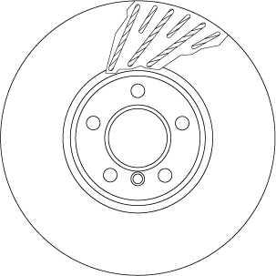 TRW féktárcsa - DF6611S - TothCarparts