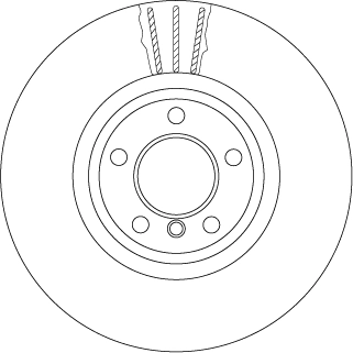 TRW féktárcsa - DF6615S - TothCarparts