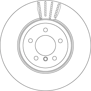 TRW féktárcsa - DF6625S - TothCarparts