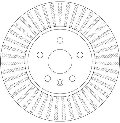 TRW féktárcsa - DF6629 - TothCarparts