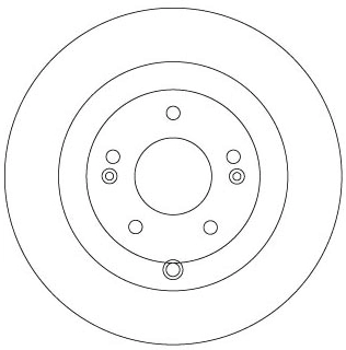 TRW féktárcsa - DF6690 - TothCarparts