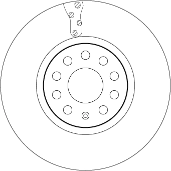 TRW féktárcsa - DF6695S - TothCarparts