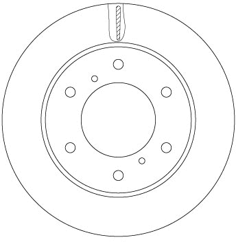 TRW féktárcsa - DF6735 - TothCarparts