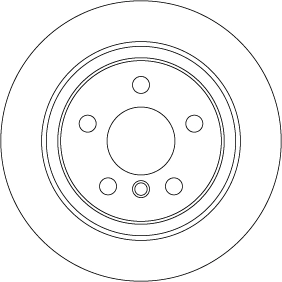 TRW féktárcsa - DF6756 - TothCarparts