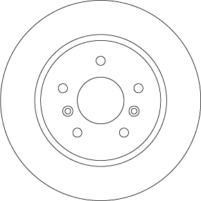 TRW féktárcsa - DF6787 - TothCarparts