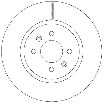 TRW féktárcsa - DF6842 - TothCarparts