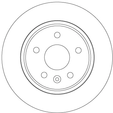 TRW féktárcsa - DF6846 - TothCarparts