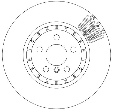 TRW féktárcsa - DF6892S - TothCarparts