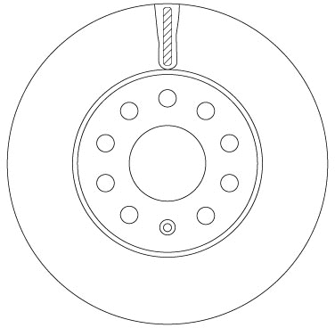 TRW féktárcsa - DF6903S - TothCarparts