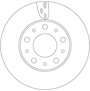 TRW féktárcsa - DF6918S - TothCarparts