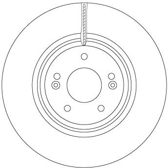 TRW féktárcsa - DF6958S - TothCarparts