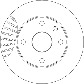 TRW féktárcsa - DF7218 - TothCarparts