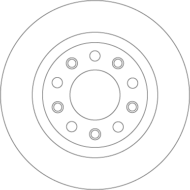 TRW féktárcsa - DF8070 - TothCarparts