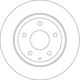 TRW féktárcsa - DF8115 - TothCarparts