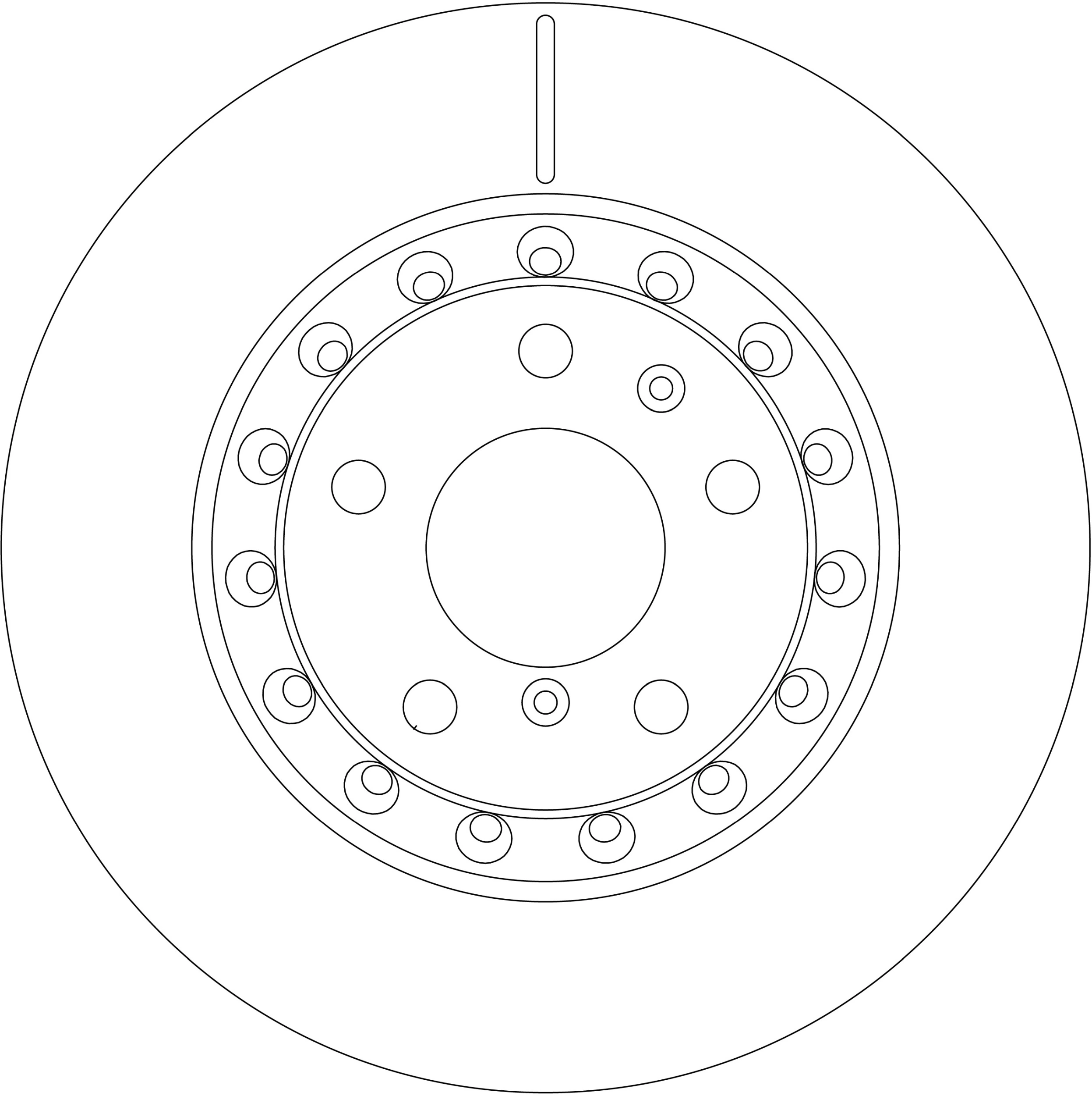 TRW féktárcsa - DF8590S - TothCarparts