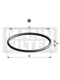 MANN-FILTER tömítés, olajszűrő - Di 007-00 - TothCarparts