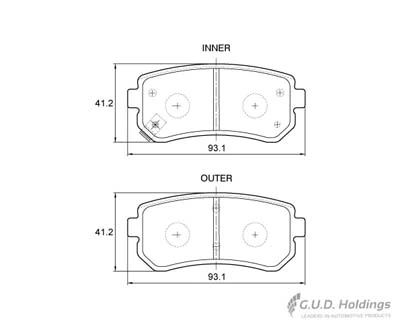 Safeline fékbetétkészlet, tárcsafék - D3794 - TothCarparts