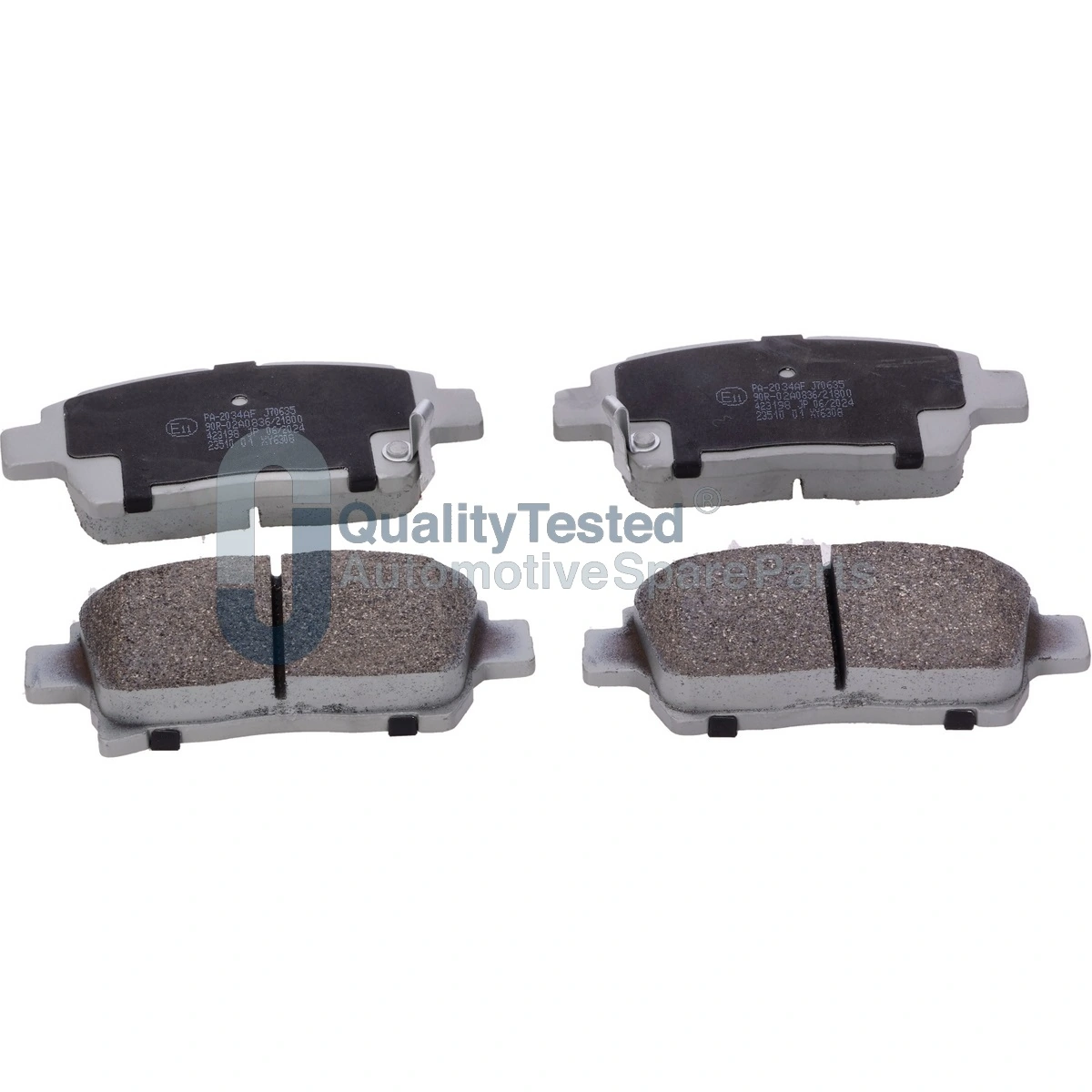 JAPANPARTS fékbetétkészlet, tárcsafék - PA2034JM - TothCarparts