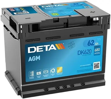 DETA Indító akkumulátor - DK620 - TothCarparts