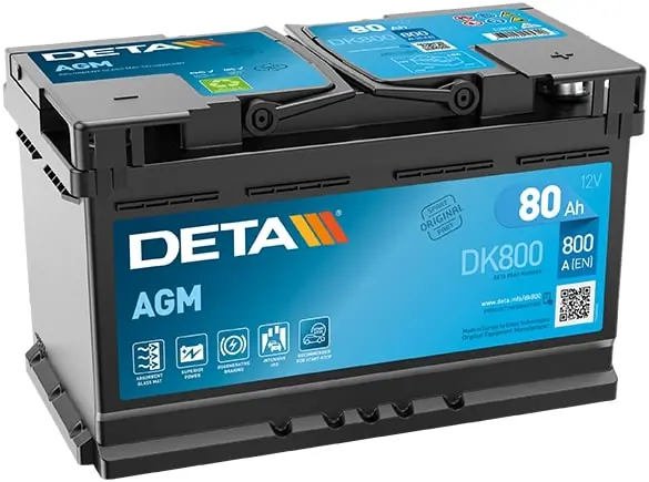DETA Indító akkumulátor - DK800 - TothCarparts