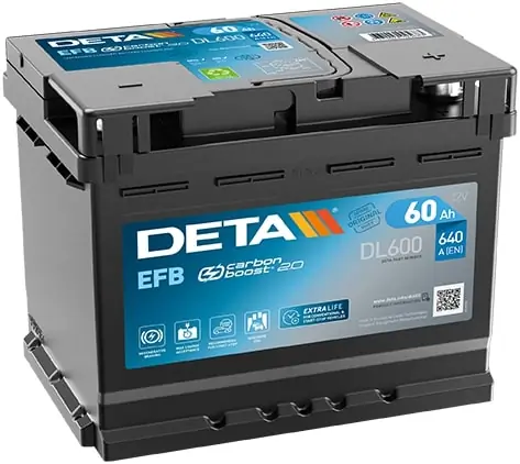 DETA Indító akkumulátor - DL600 - TothCarparts