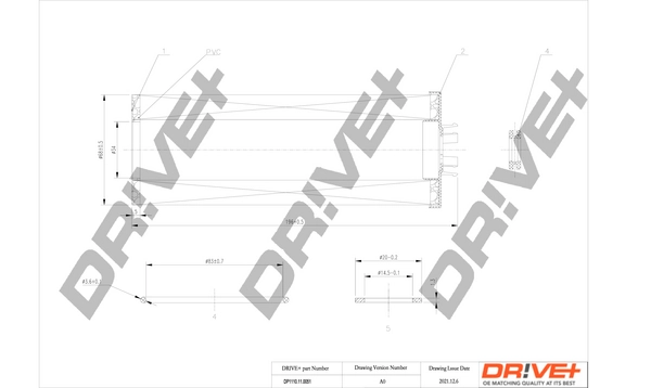 Dr!ve+ olajszűrő - DP1110.11.0051 - TothCarparts