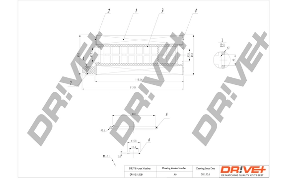 Dr!ve+ olajszűrő - DP1110.11.0129 - TothCarparts