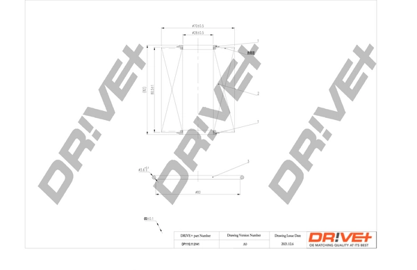 Dr!ve+ olajszűrő - DP1110.11.0141 - TothCarparts