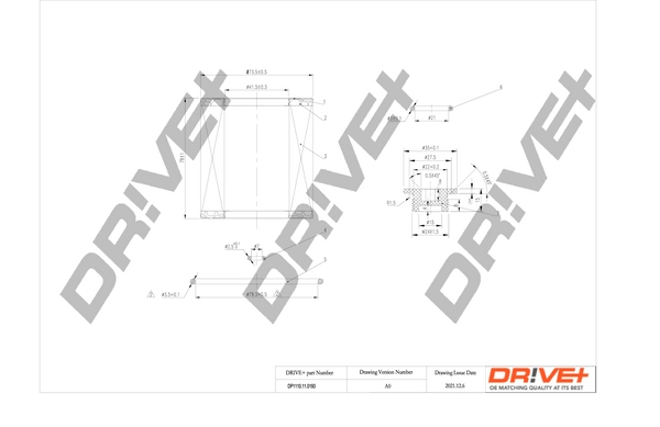 Dr!ve+ olajszűrő - DP1110.11.0193 - TothCarparts