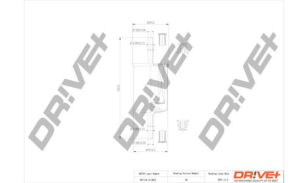 Dr!ve+ Üzemanyagszűrő - DP1110.13.0015 - TothCarparts