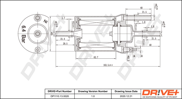 Dr!ve+ Üzemanyagszűrő - DP1110.13.0020 - TothCarparts