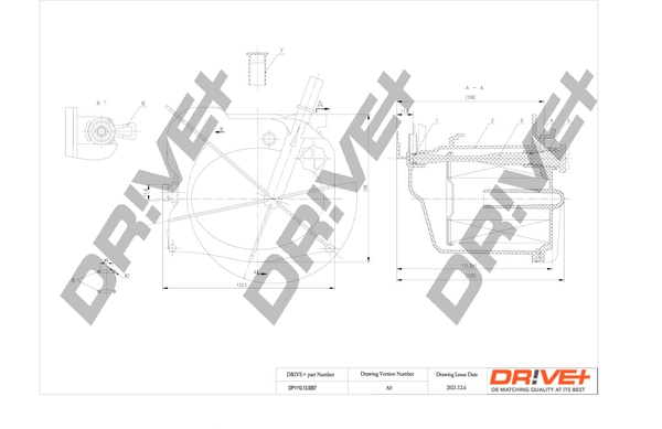 Dr!ve+ Üzemanyagszűrő - DP1110.13.0057 - TothCarparts