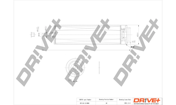 Dr!ve+ Üzemanyagszűrő - DP1110.13.0060 - TothCarparts